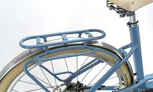 Porte-bagages sur mesure peint dans la couleur du vélo