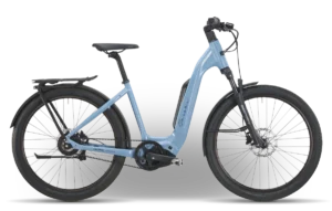 Das neue Cresta ePlaza SID E-Bike in azzuro perfekt für die Stadt.
